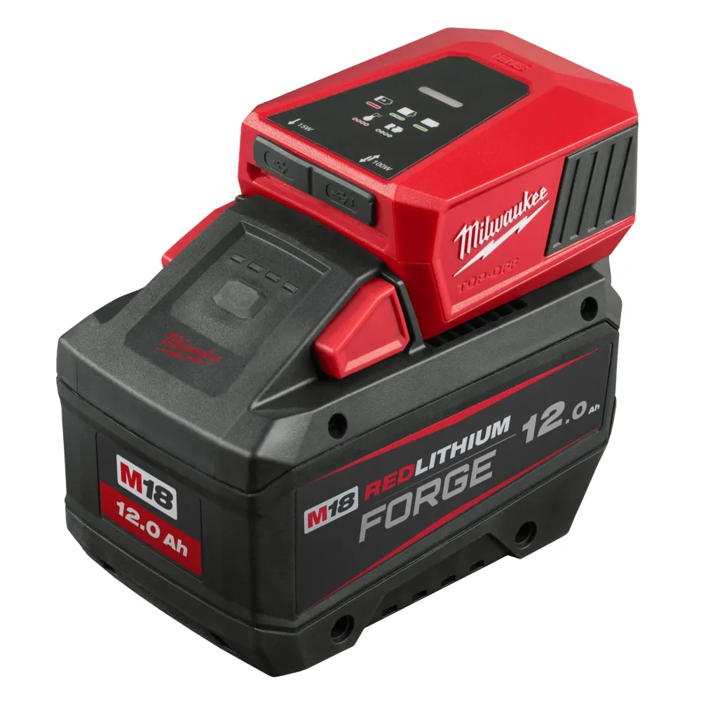 Hovedbilde Milwaukee M18TC-0 M18 TOP-OFF MINI CHARGER IN2
