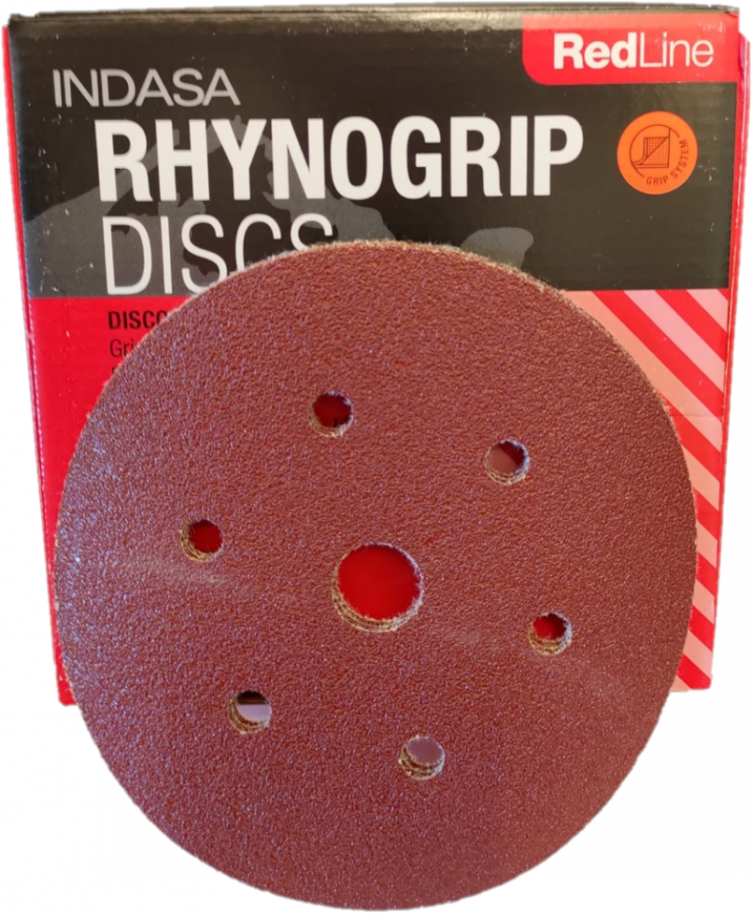 Hovedbilde Rhynogrip RedLine 150mm 6+1H 50pk sliperondell