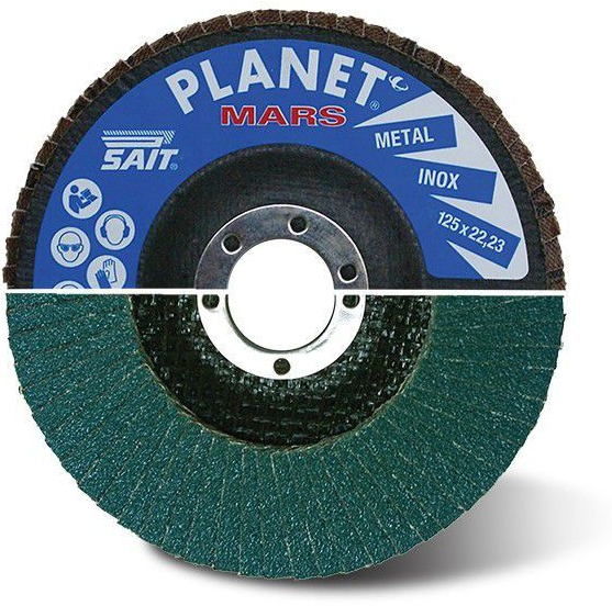 Hovedbilde SAIT FLAPDISC LAMELLSKIVE PLANET MARS 125x22,23 P60