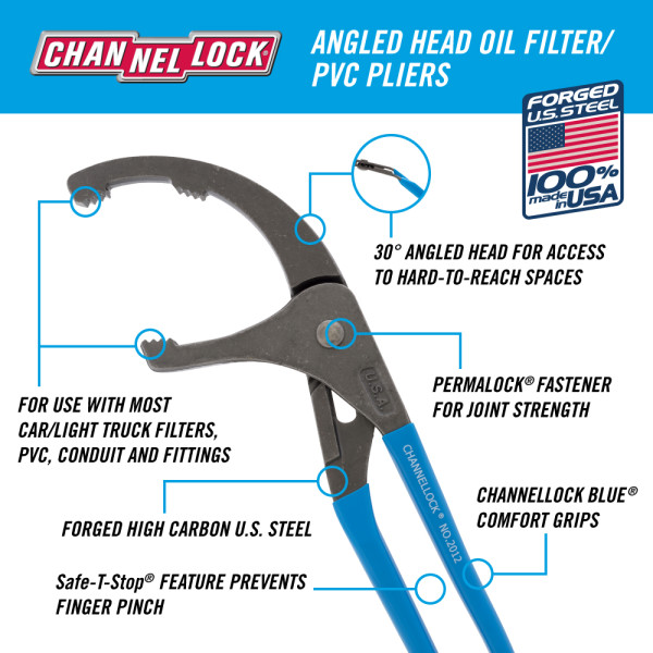 Bilde av Channellock Filtertang byd 2012 63-95mm
