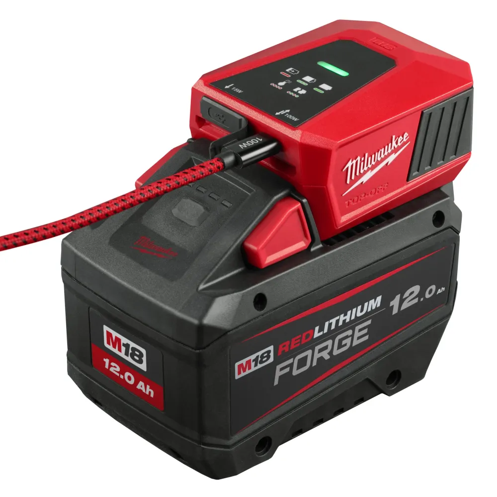 Hovedbilde Milwaukee M18TC-0 M18 TOP-OFF MINI CHARGER IN2